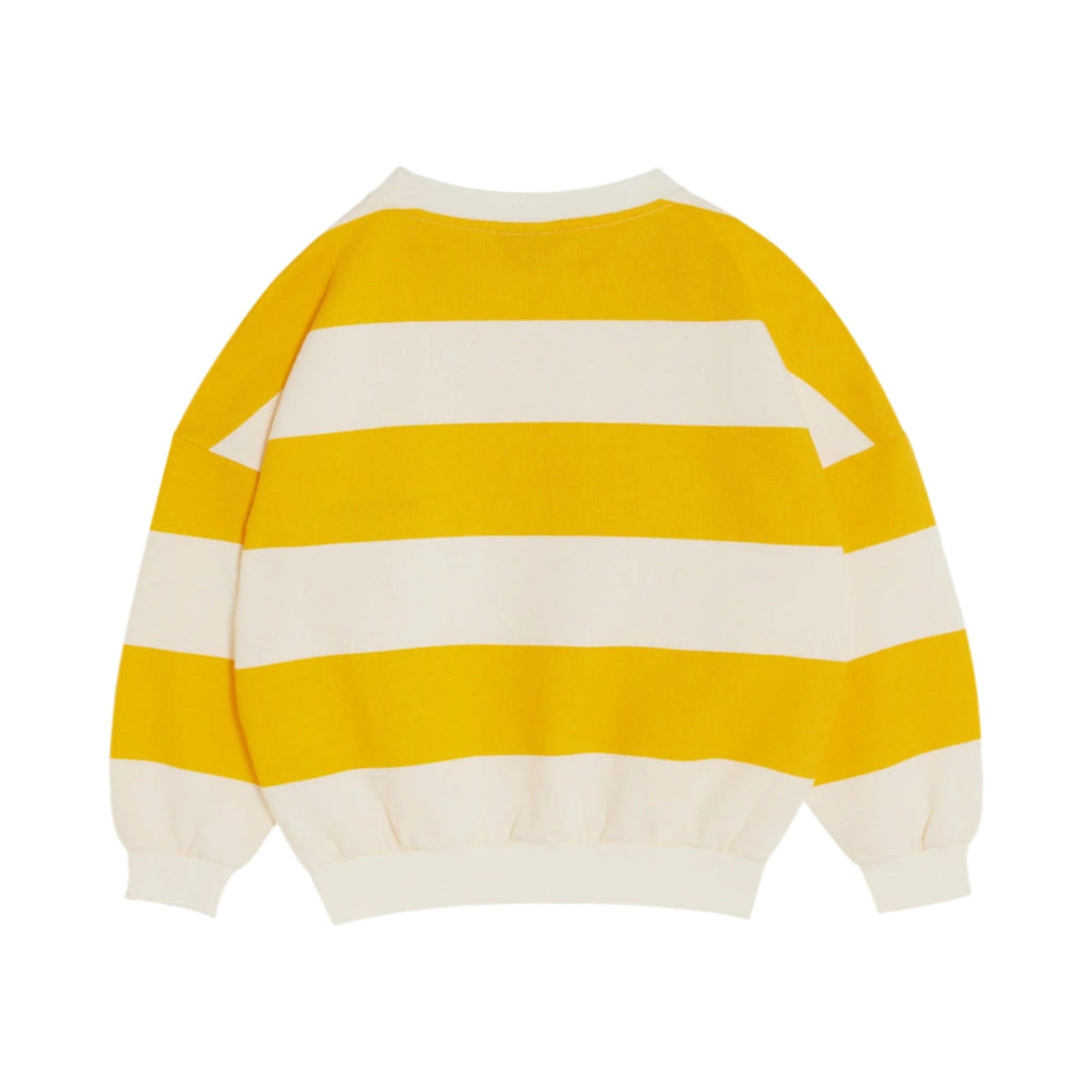 The Campamento Cardigan Jellybeanzkids The Campamento Yellow Stripe Oversized Sweatshirt