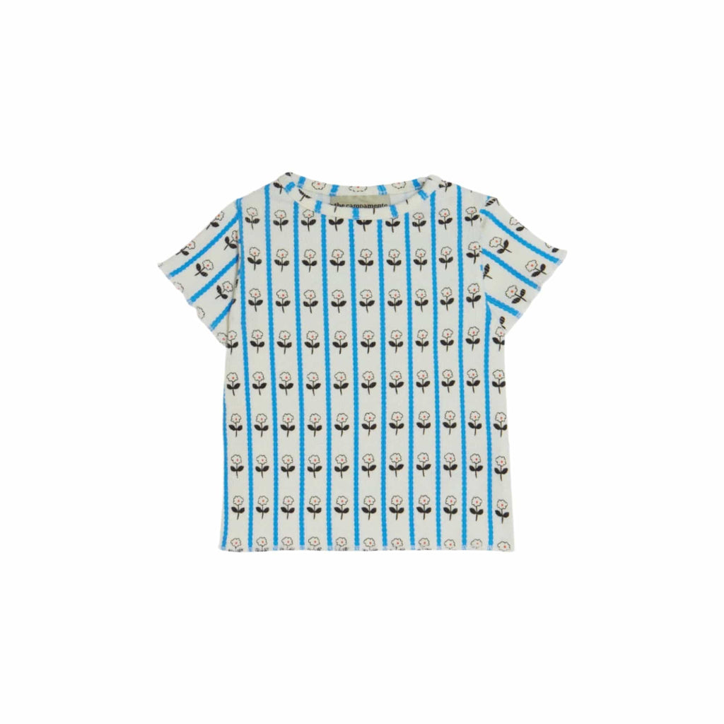The Campamento Set Jellybeanzkids The Campamento Short  Sleeve Flower Baby Set