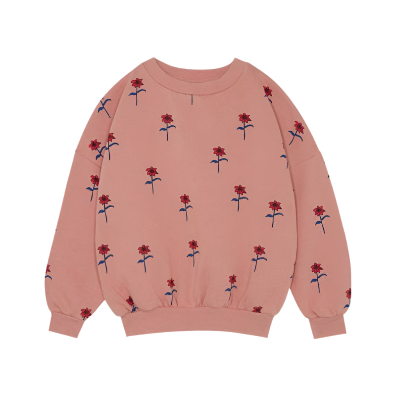 The Campamento Sweatshirt Jellybeanzkids The Campamento Pink Flower Sweatshirt