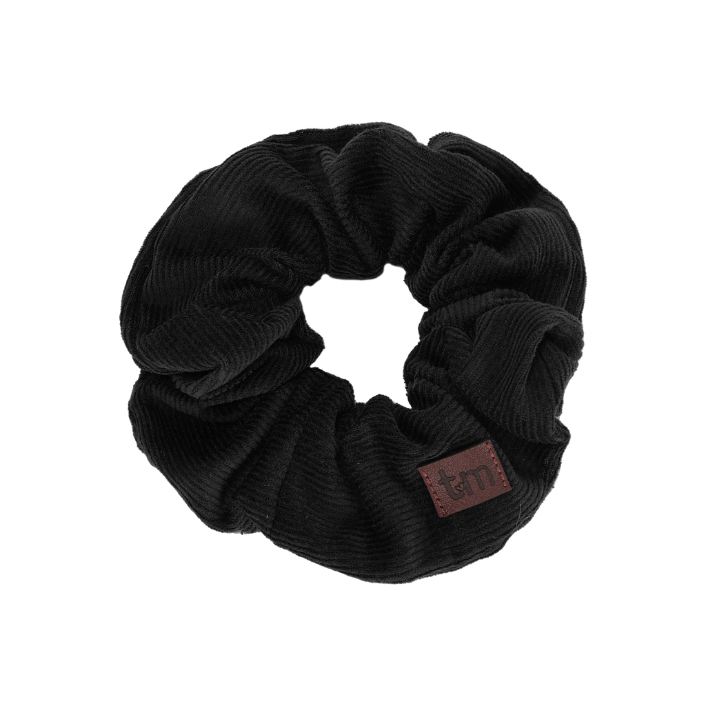 Tis Me Accessories Jellybeanzkids Tis Me Corduroy Scrunchie - Black OS