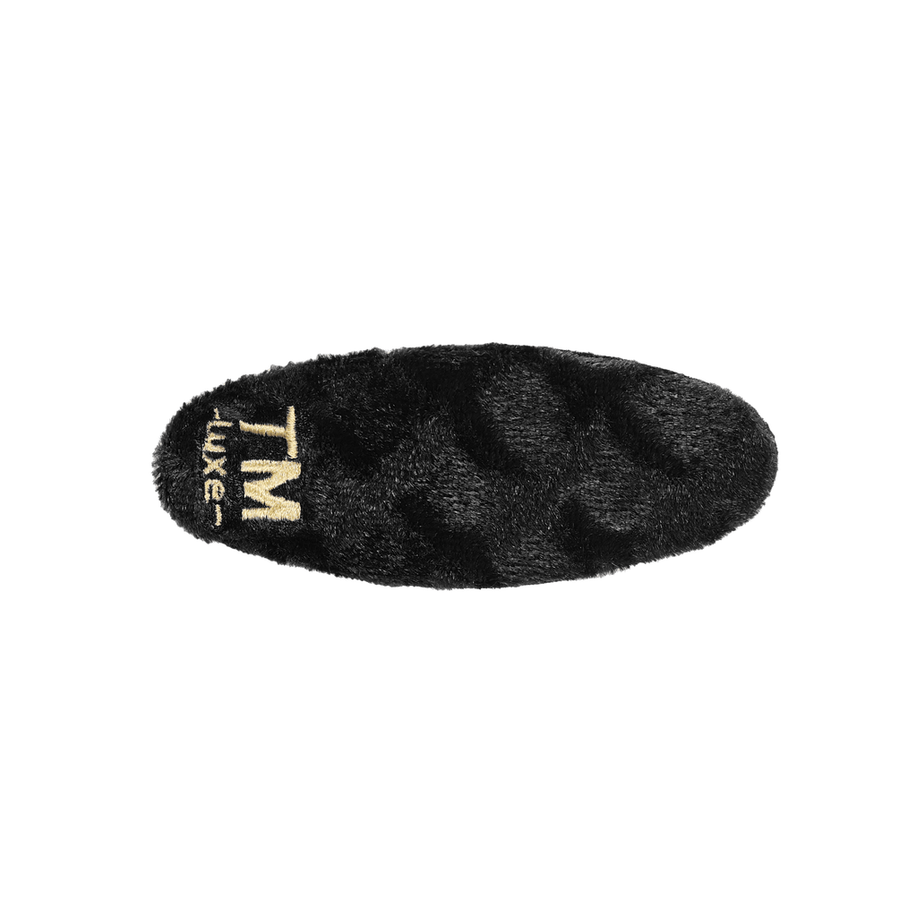 Tis Me Accessories Jellybeanzkids Tis Me Luxe Velvet Oval Snap Clip Set of 2- Black OS