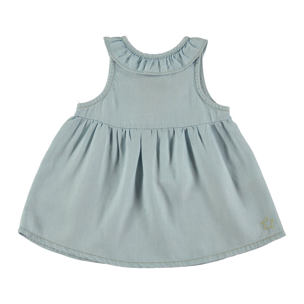 Tocoto Vintage Dress Jellybeanzkids Tocoto Vintage Denim Baby Dress
