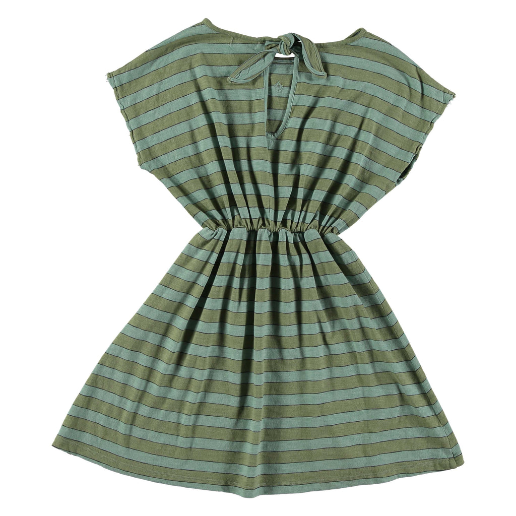 Tocoto Vintage Dress Jellybeanzkids Tocoto Vintage Flam'e Dress- Green