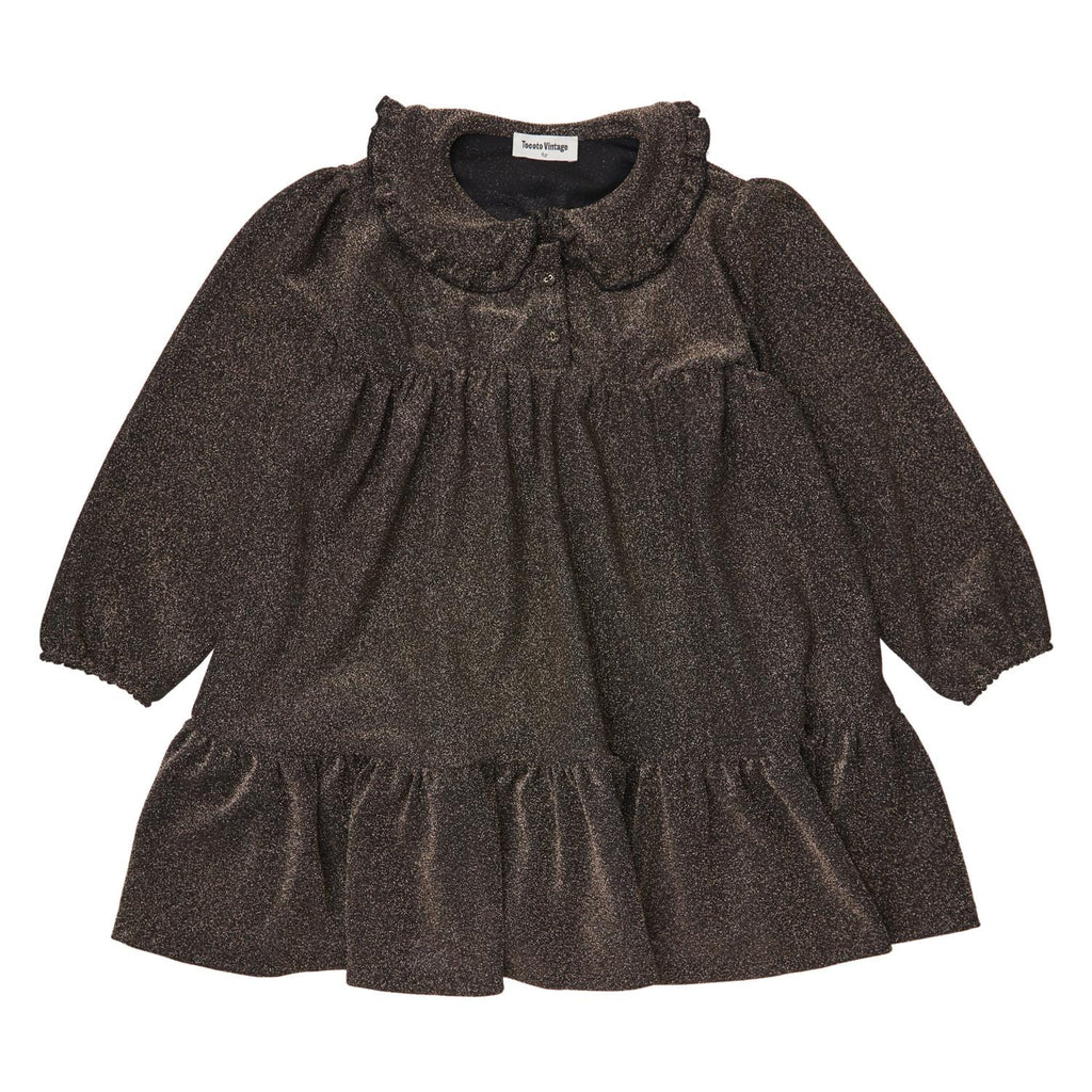Tocoto Vintage Dress Jellybeanzkids Tocoto Vintage Gold Mini Dress