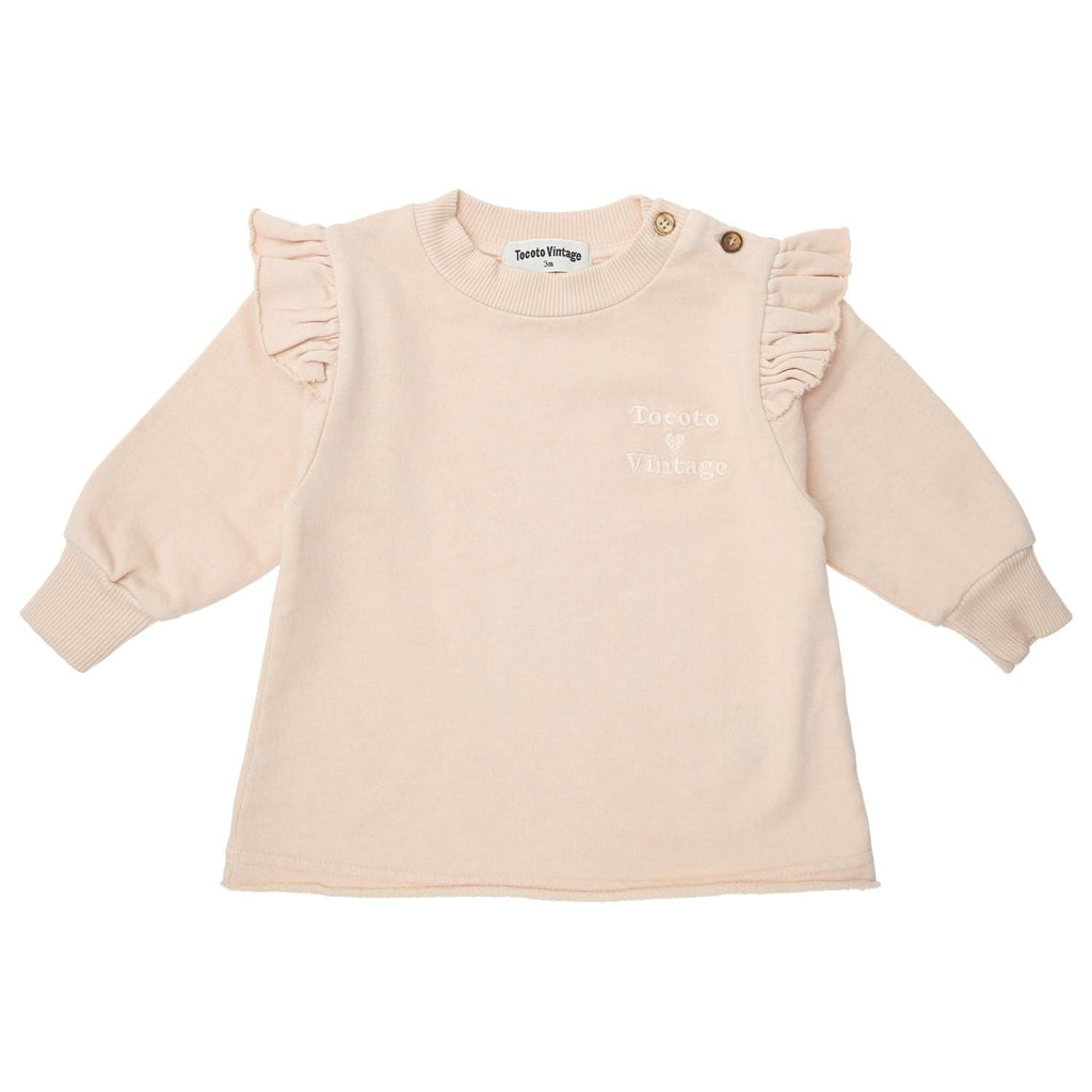 Tocoto Vintage Dress Jellybeanzkids Tocoto Vintage Ruffle Plush Baby Dress
