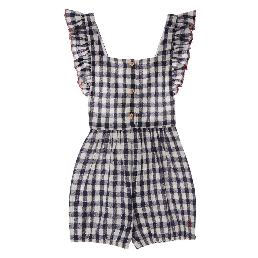 Tocoto Vintage Overalls Jellybeanzkids Tocoto Girl's Vichy Check Overall