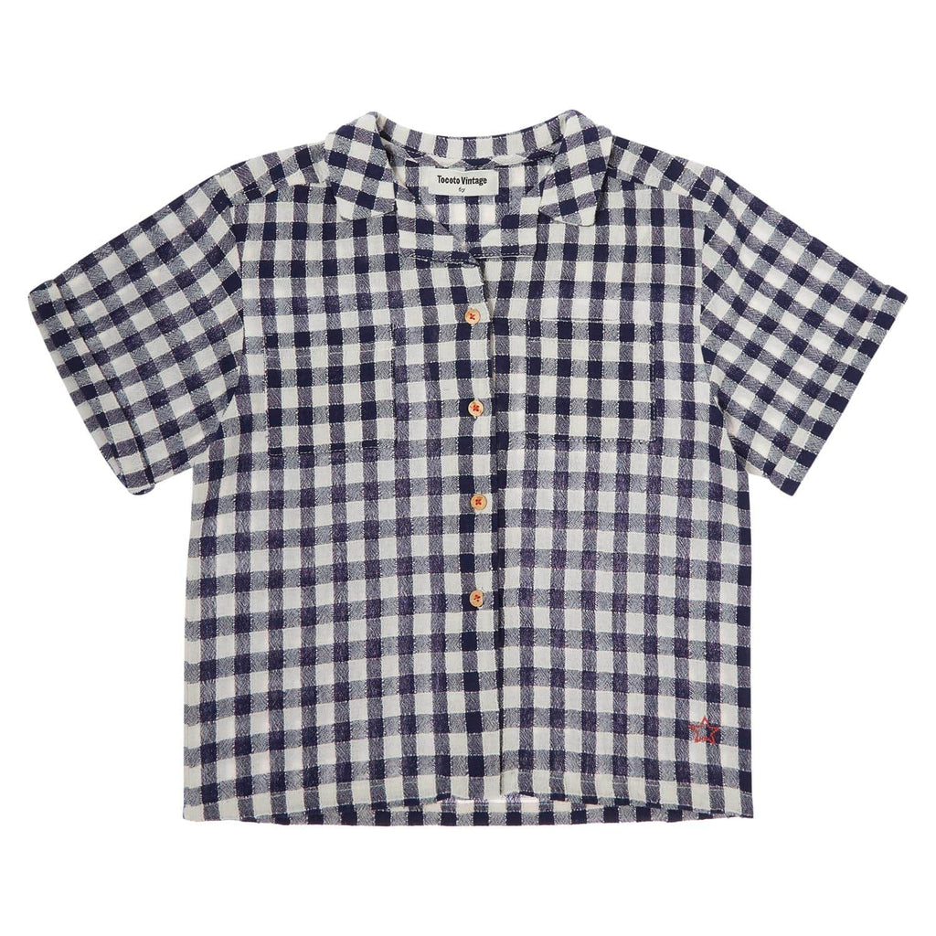 Tocoto Vintage Shirt Jellybeanzkids Tocoto Vichy Check Shirt