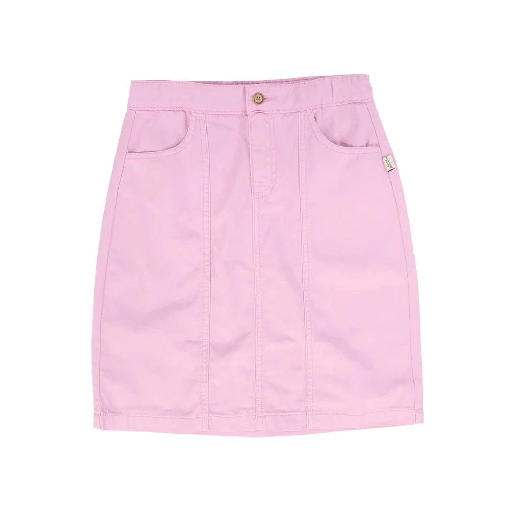 Tocoto Vintage Skirt Jellybeanzkids Tocoto Twill Knee Length Skirt-Lilac