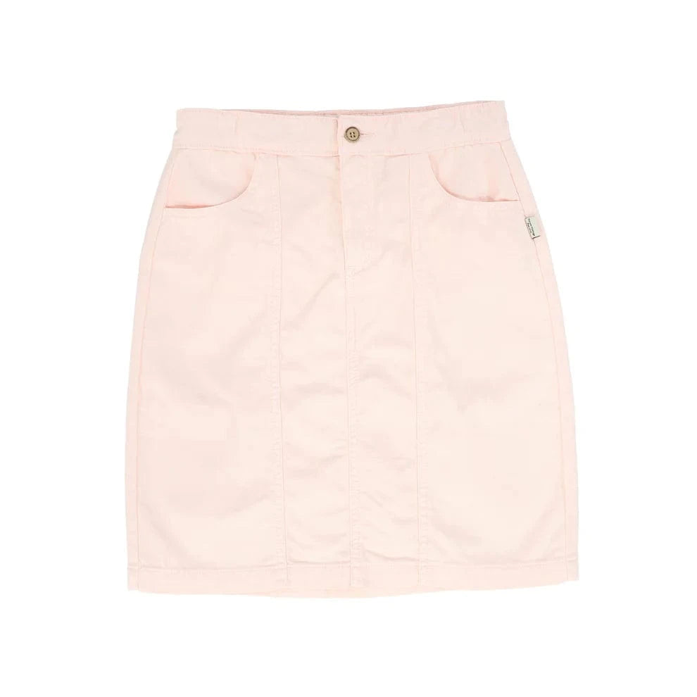 Tocoto Vintage Skirt Jellybeanzkids Tocoto Twill Knee Length Skirt-Pink