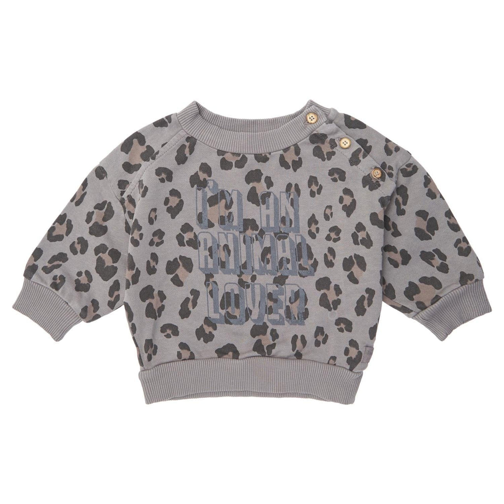 Tocoto Vintage Sweatshirt Jellybeanzkids Tocoto Vintage Baby Animal Print Plush Sweatshirt