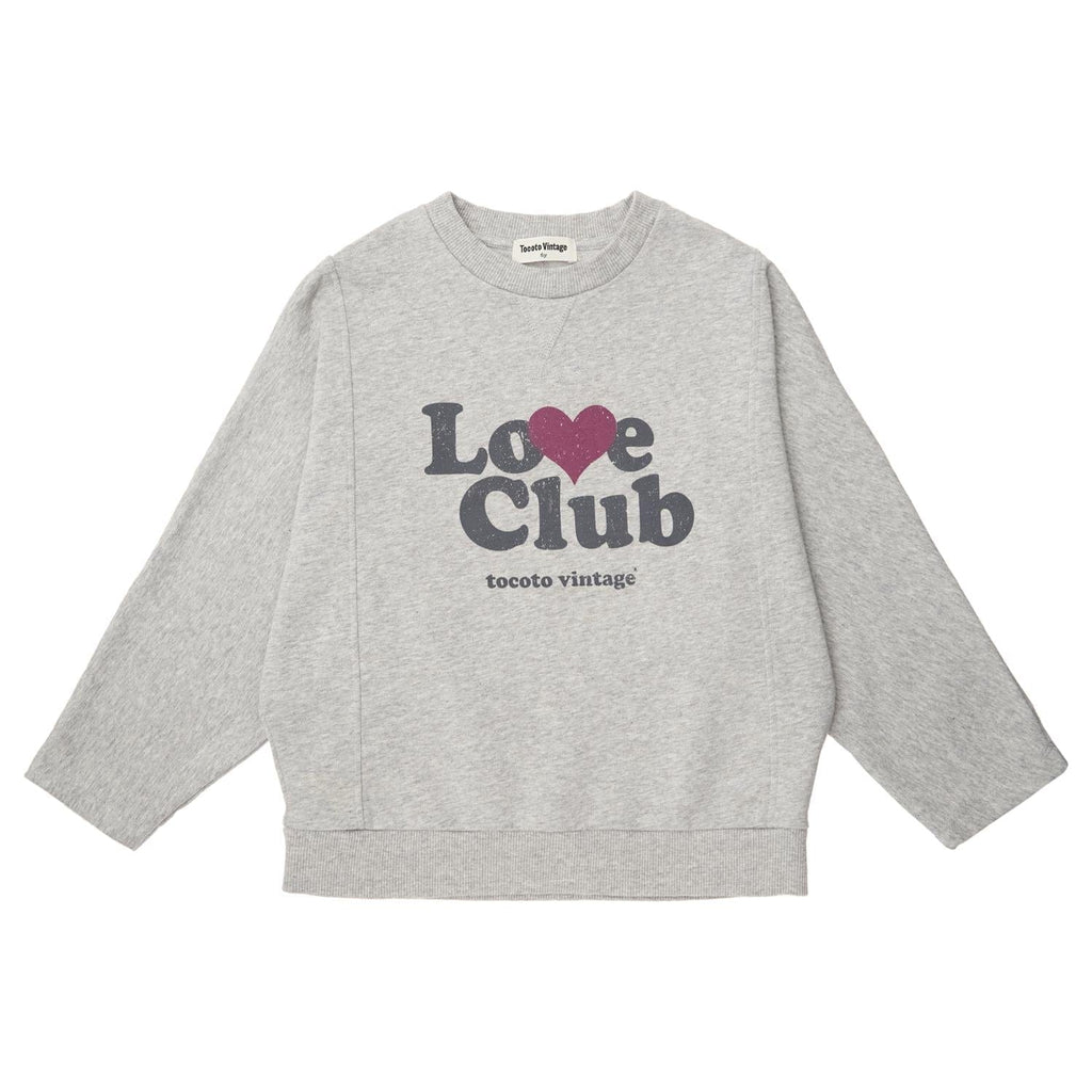 Tocoto Vintage Sweatshirt Jellybeanzkids Tocoto Vintage Kid "Love Club" Sweatshirt