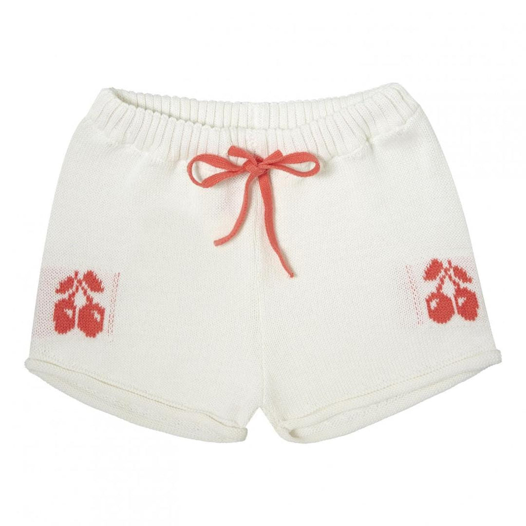 Tocoto Vintage Top Jellybeanzkids Tocoto Cherries Jacquard Knit Set