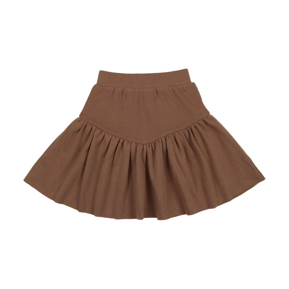 URbani Skirt Jellybeanzkids Urbani Sweatshirt Skirt- Brown