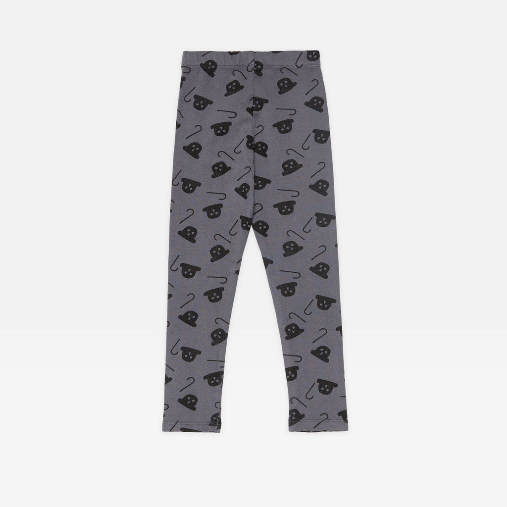 Weekend House Kid Leggings Jellybeanzkids Weekend Chaplin Leggings-Grey