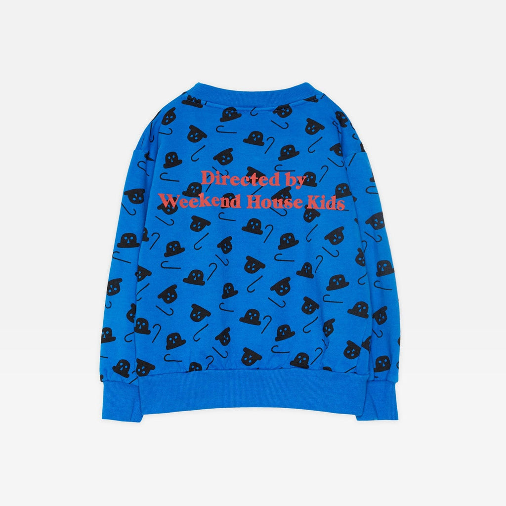 Weekend House Kid Sweatshirt Jellybeanzkids Weekend Chaplin Sweatshirt-Blue