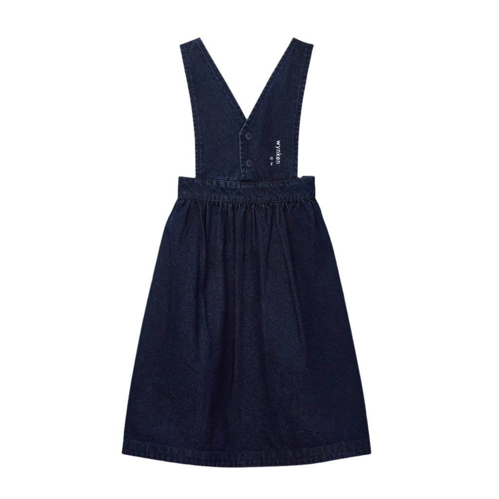 Wynken Dress Jellybeanzkids Wynken Annka Long Pinafore-Denim