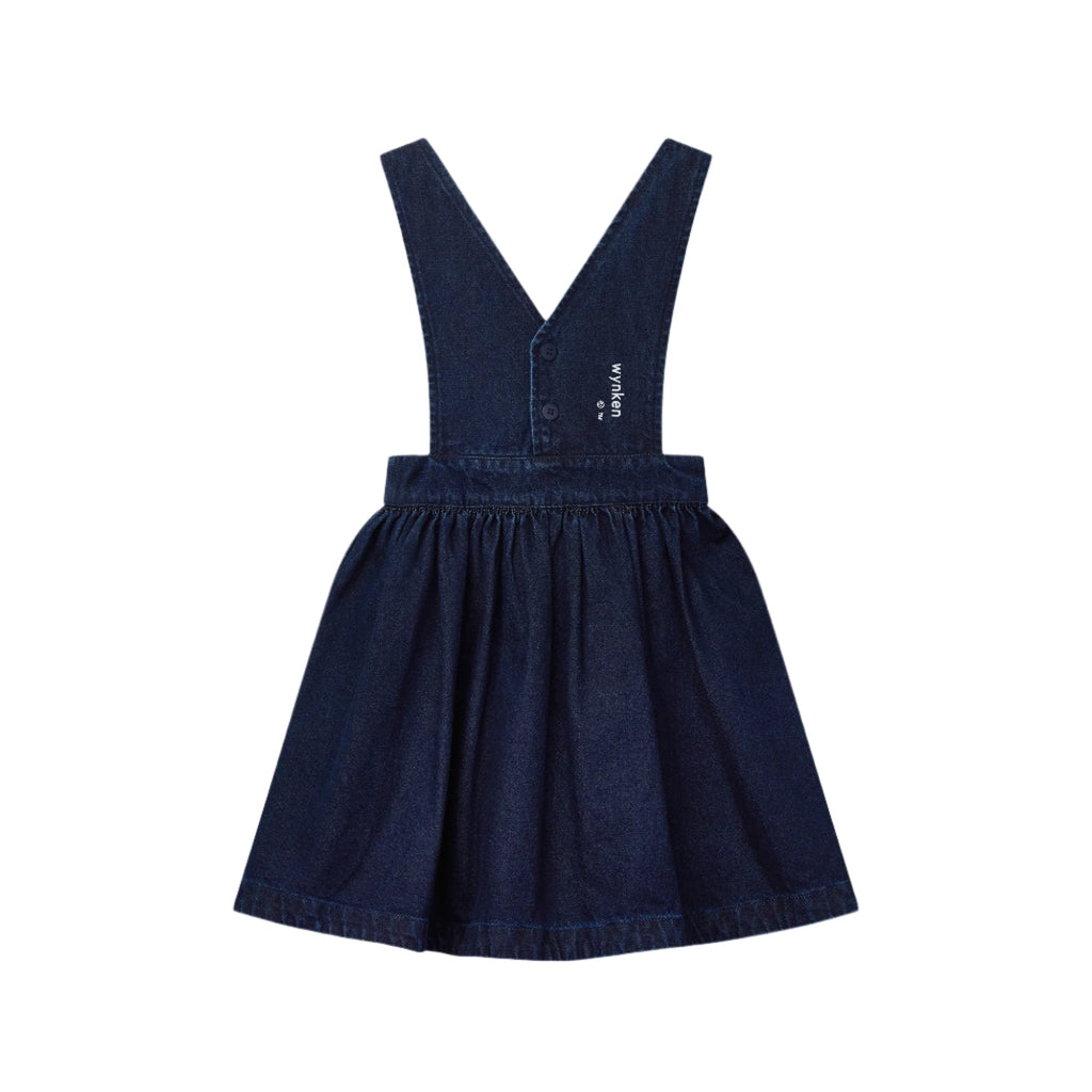 Wynken Dress Jellybeanzkids Wynken Annka Pinafore-Denim