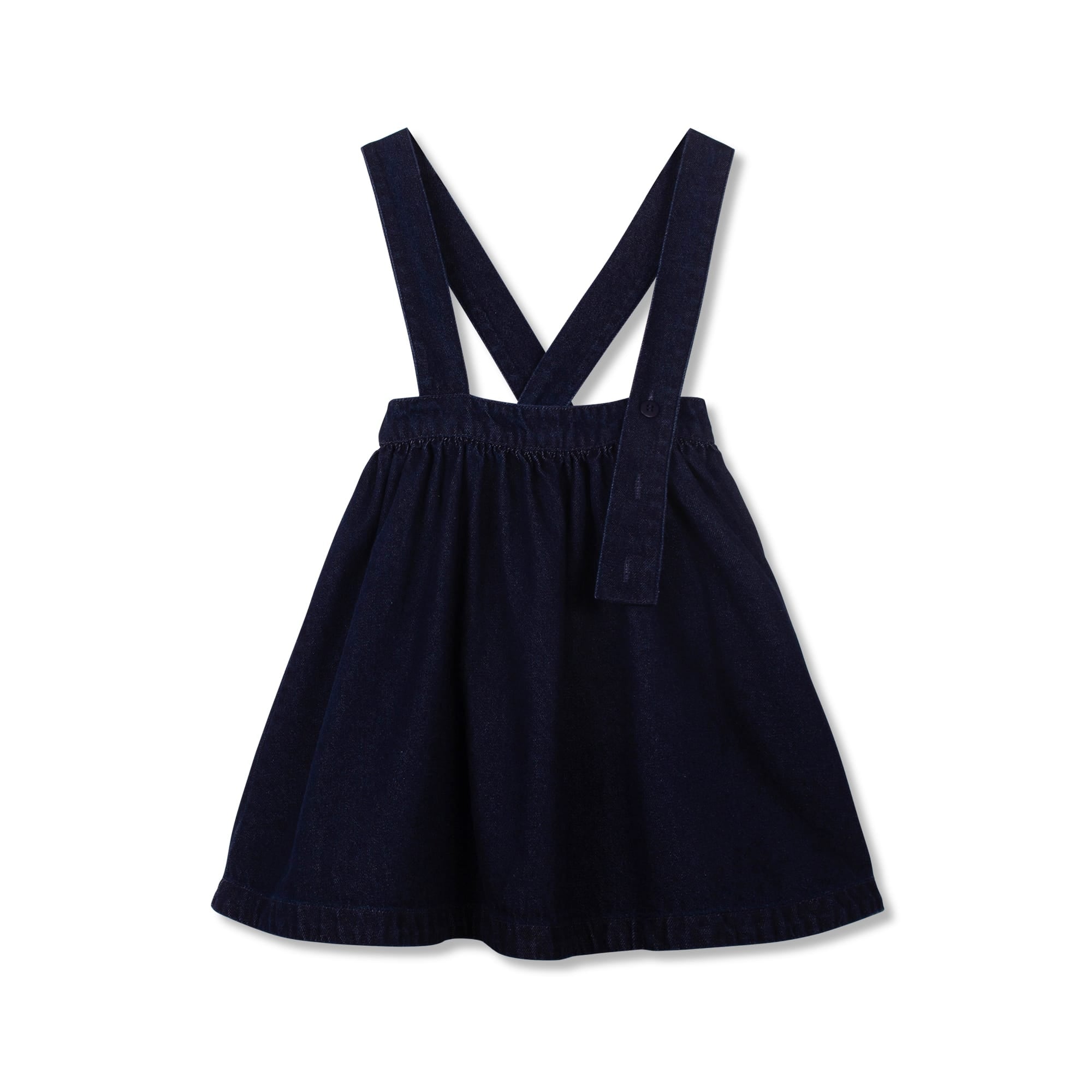 Wynken Pony Denim Pinafore