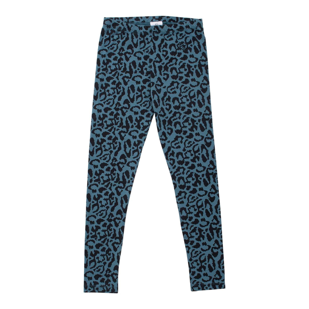 Wynken Leggings Jellybeanzkids Wynken Luna Legging- Green Animal Print