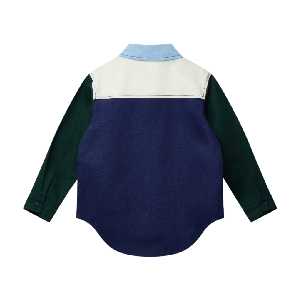Wynken Shirt Jellybeanzkids Wynken Beau Shirt-Navy