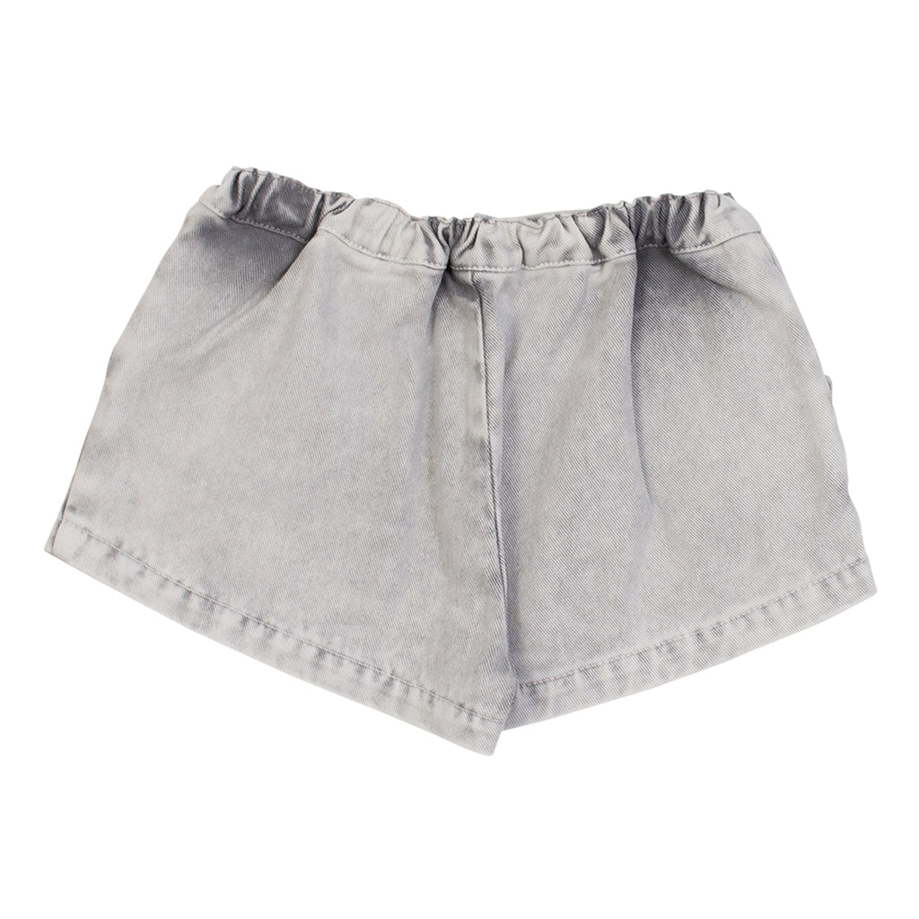 Wynken shorts Jellybeanzkids Wynken Kons Denim Short- Ice Grey Denim