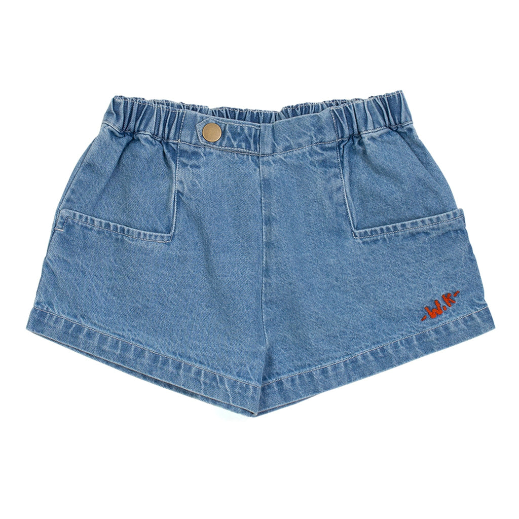 Wynken shorts Jellybeanzkids Wynken Kons Denim Short- Mid Bleached Denim