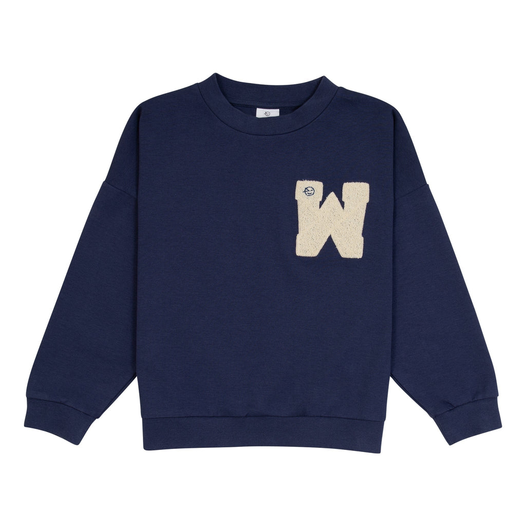 Wynken Sweatshirt Jellybeanzkids Wynken Double You Sweat Navy