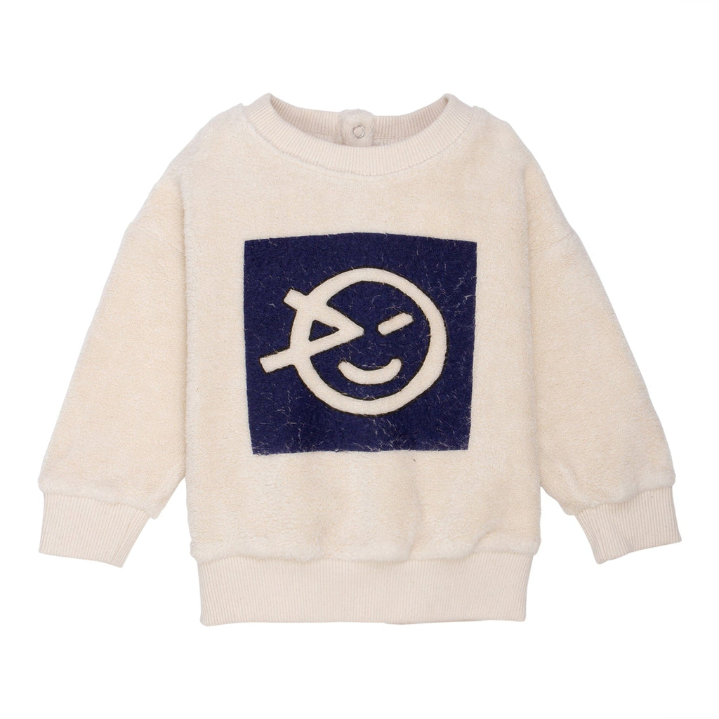 Wynken Sweatshirt Jellybeanzkids Wynken Fluffy Baby Sweat Ecru