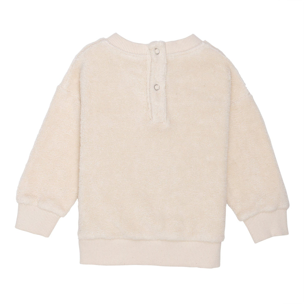 Wynken Sweatshirt Jellybeanzkids Wynken Fluffy Baby Sweat Ecru