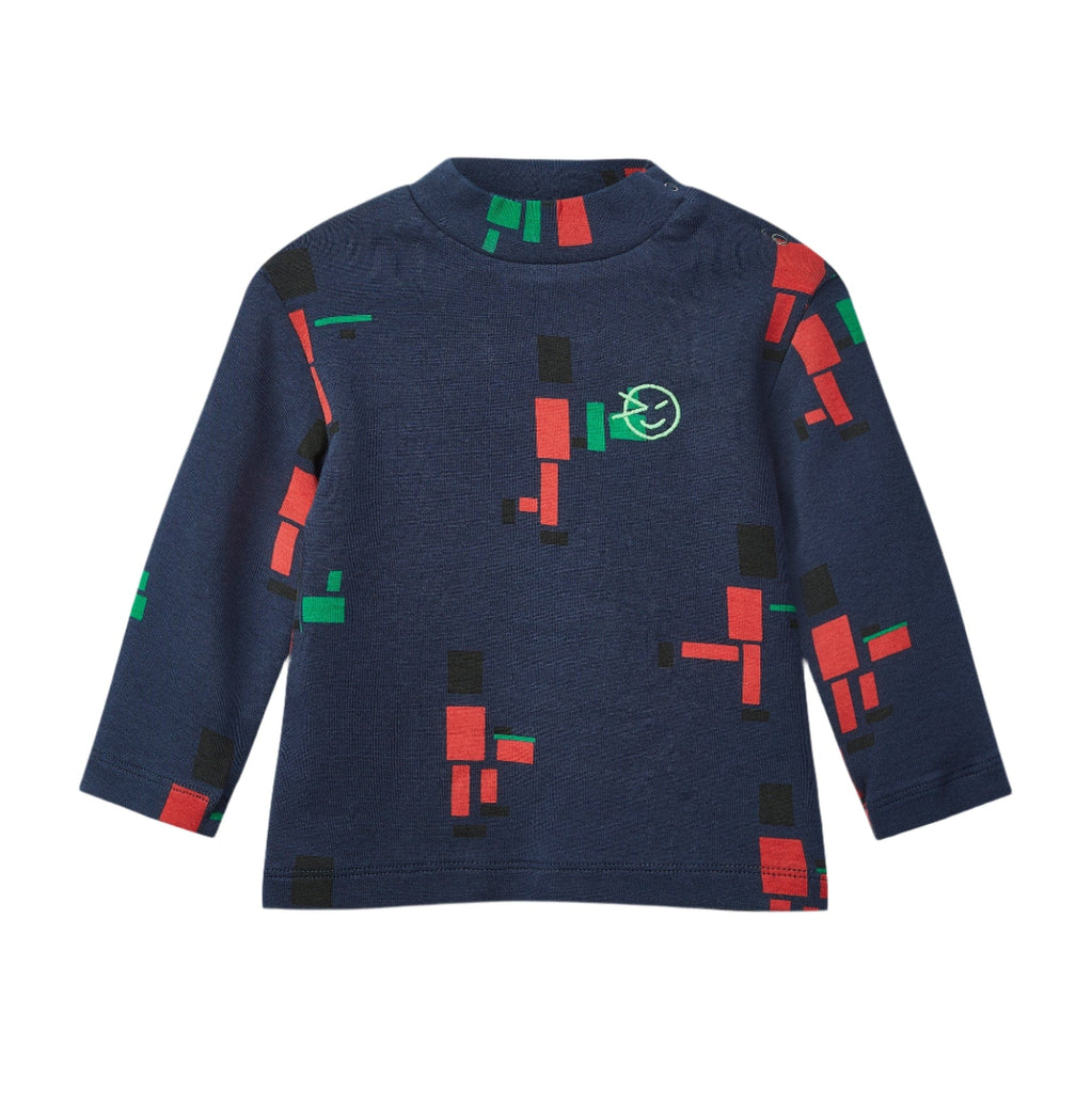 Wynken T-shirt Jellybeanzkids Wynken Baby Mini Lento LS Tee-Navy