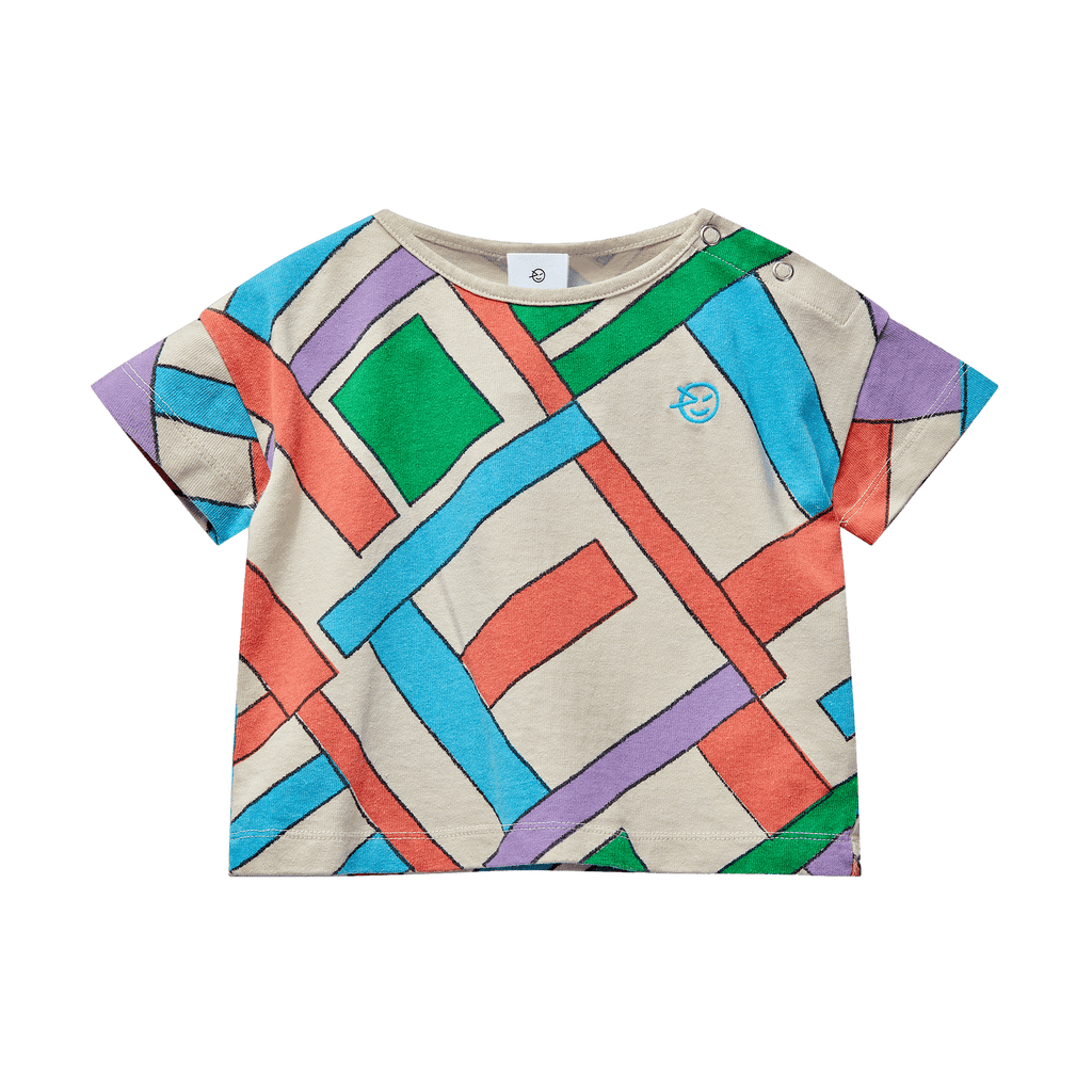 Wynken T-shirt Jellybeanzkids Wynken Geometric Set- Multi