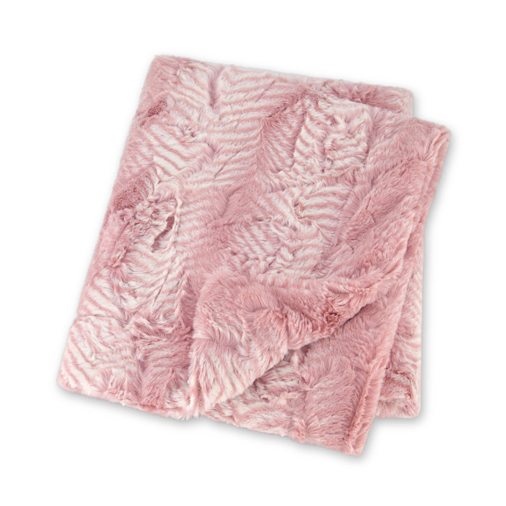Zandino Couture Blanket Jellybeanzkids Zandino Couture Charlotte Plush Blanket- Snowy Rose OS
