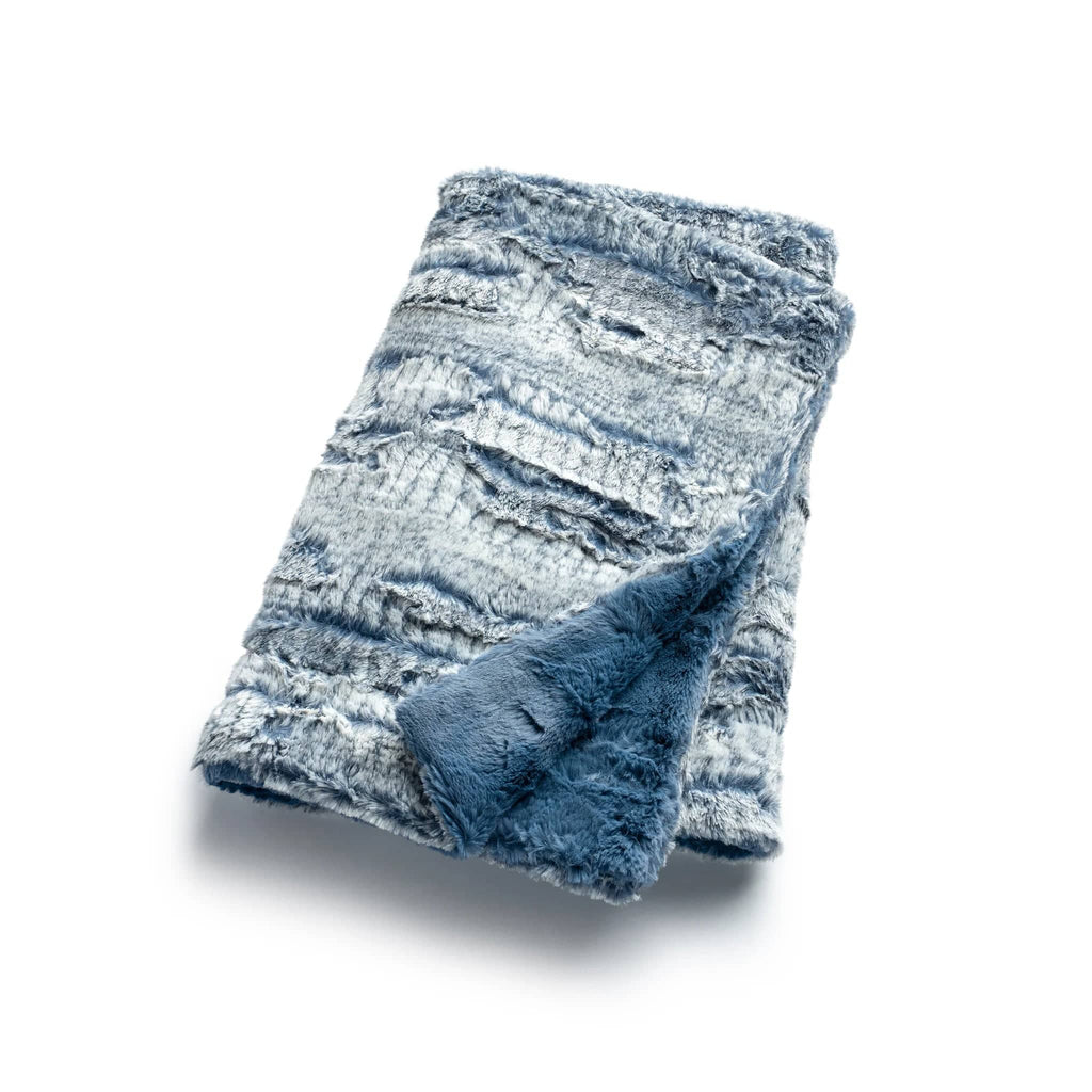 Zandino Couture Blanket Jellybeanzkids Zandino Couture Mason Plush Blanket- Jeans OS