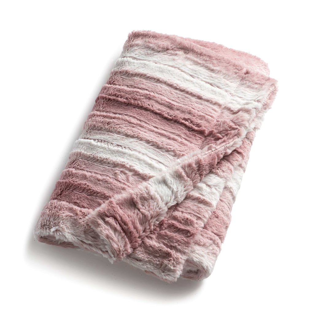 Zandino Couture Blanket Jellybeanzkids Zandino Couture Rowan Plush Blanket- Mauve OS