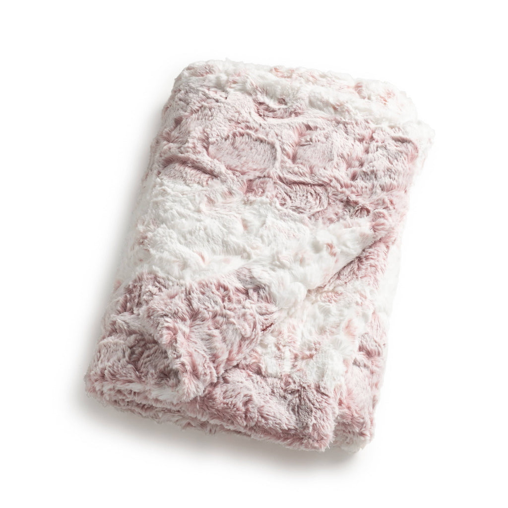 Zandino Couture Blanket Jellybeanzkids Zandino Couture Theodore Plush Blanket- Mauve OS