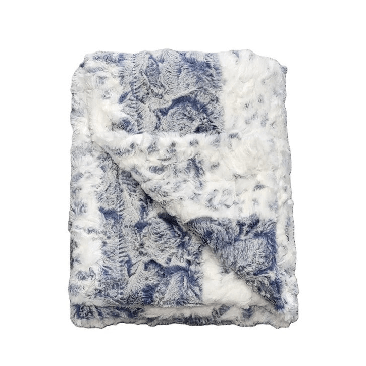 Zandino Couture Blanket Jellybeanzkids Zandino Couture Theodore Plush Blanket- Navy OS
