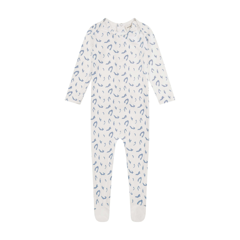 Zeebra Kids Patent Leather Lace Ups - Ice Blue