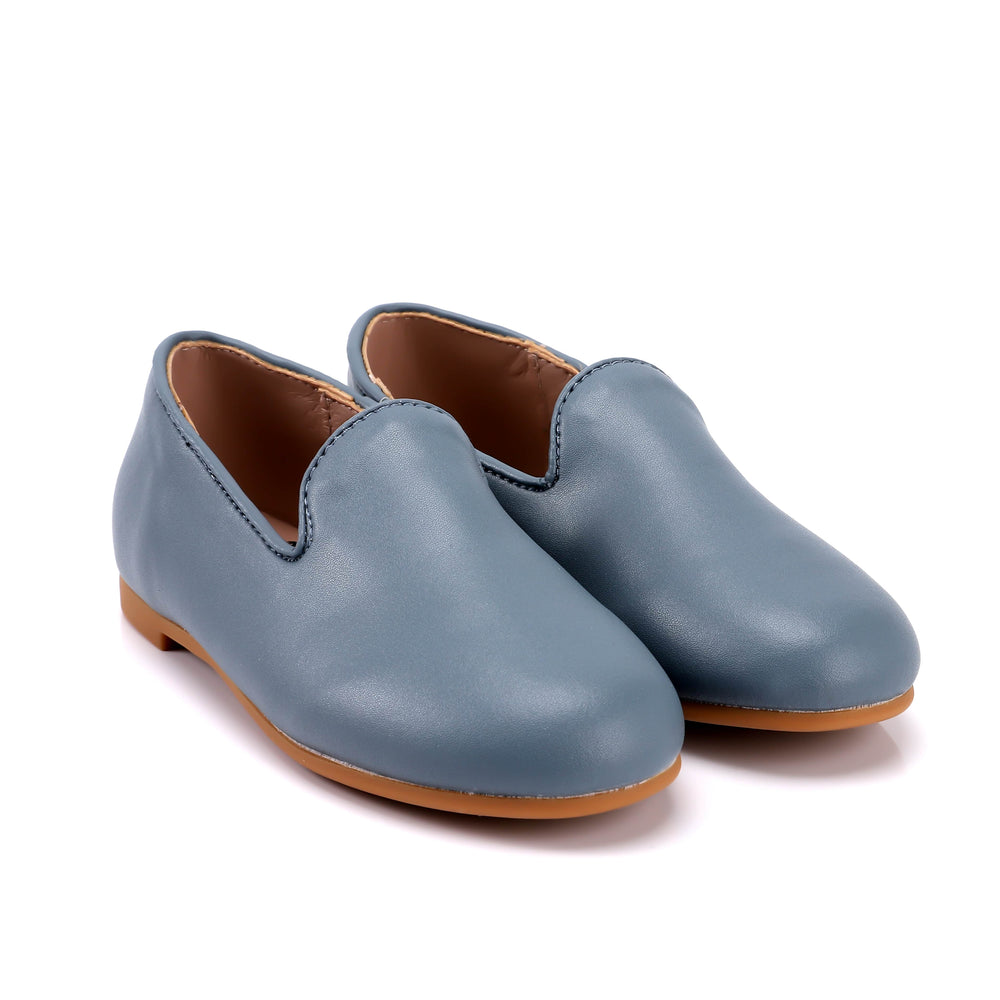 Zeebra Kids Shoes Jellybeanzkids Zeebra Classic Loafer Hard- Marlin Blue