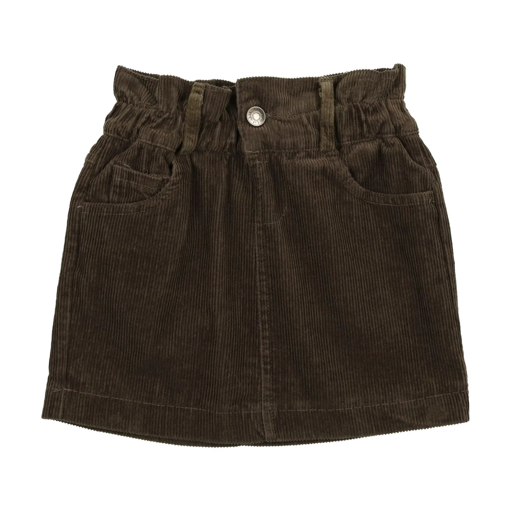 Analogie by Lil Legs Skirt Jellybeanzkids Analogie Corduroy Skirt- Evergreen