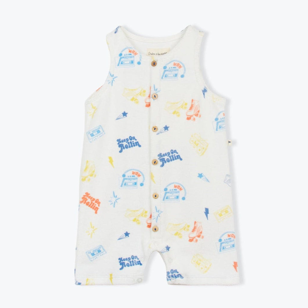 Arsene Romper Jellybeanzkids Arsene Roller Printed Romper