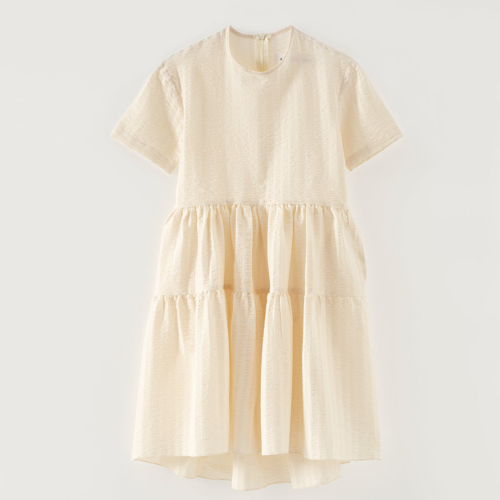 Atelier Parsmei Dress Jellybeanzkids Atelier Parsmei Frida Tofu Crinkled Dress