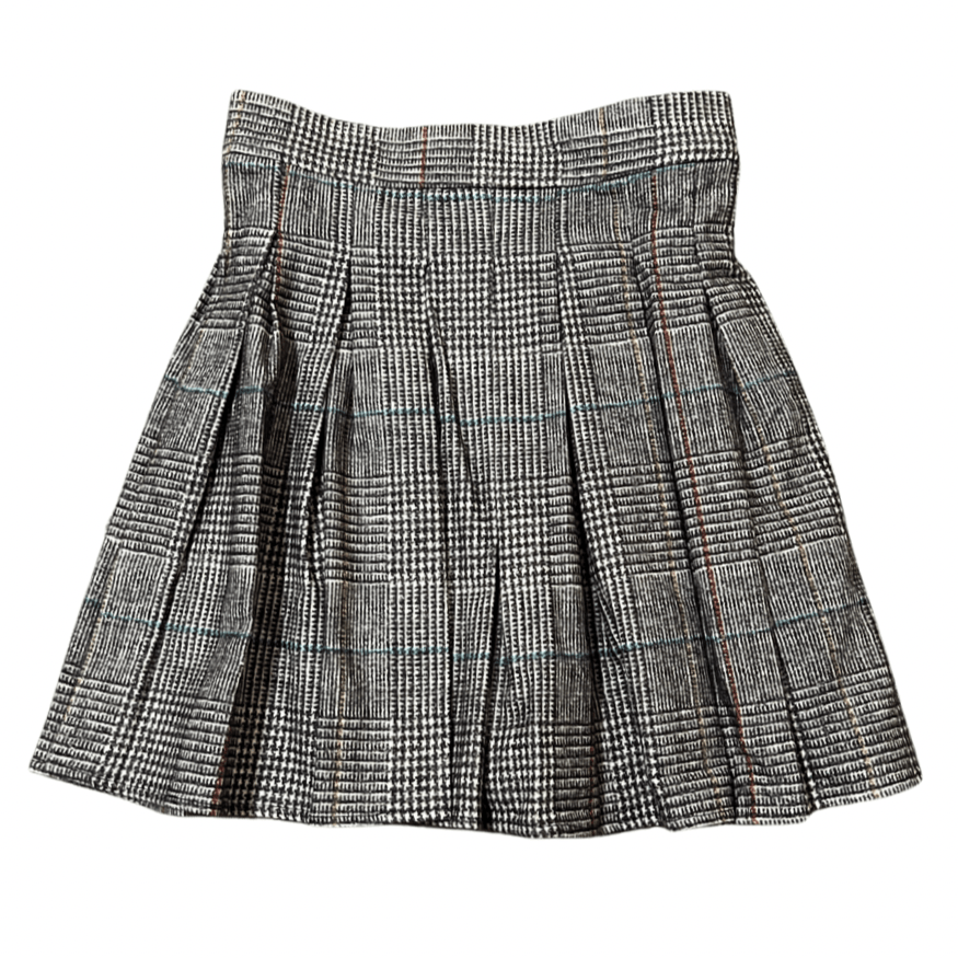 Atelier Parsmei Skirt Jellybeanzkids Atelier Parsmei Grey Glen Check Toffle Skirt