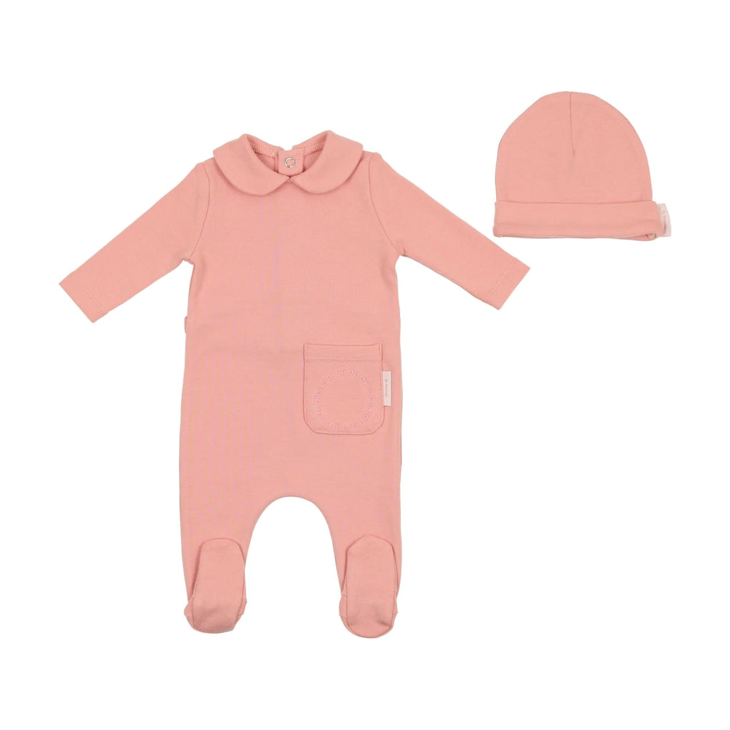 Bee&Dee footie Jellybeanzkids Bee & Dee Blossom Footie with Beanie- Rosette