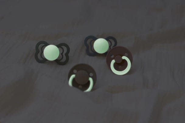 Bibs Accessories Jellybeanzkids Bibs Supreme Silicone Pacifier 2 Pack - Blush Glow/Vanilla Glow