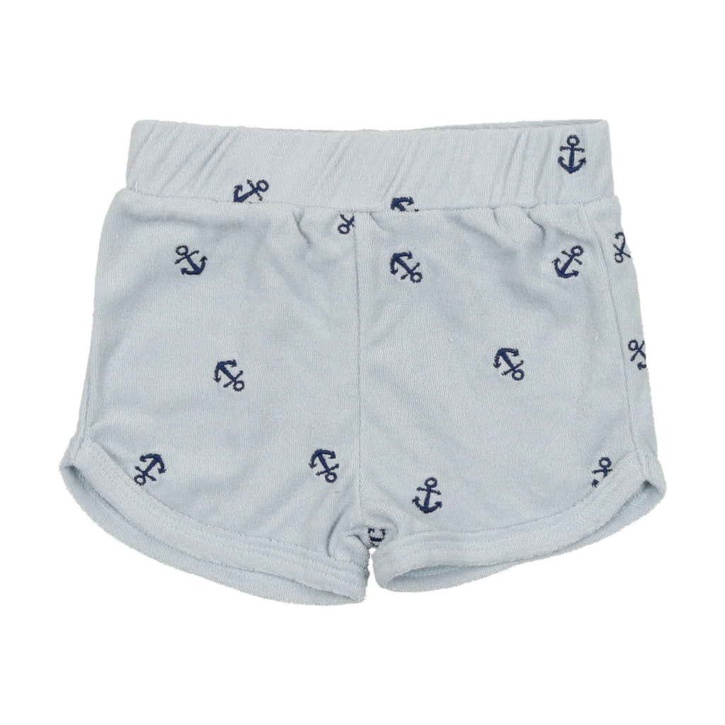 Bopop Pants/Romper Jellybeanzkids Bopop Anchor Shorts- Light Blue