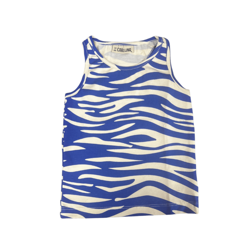 Carlijnq Tank Top Jellybeanzkids Carlijnq Zebra Tanktop