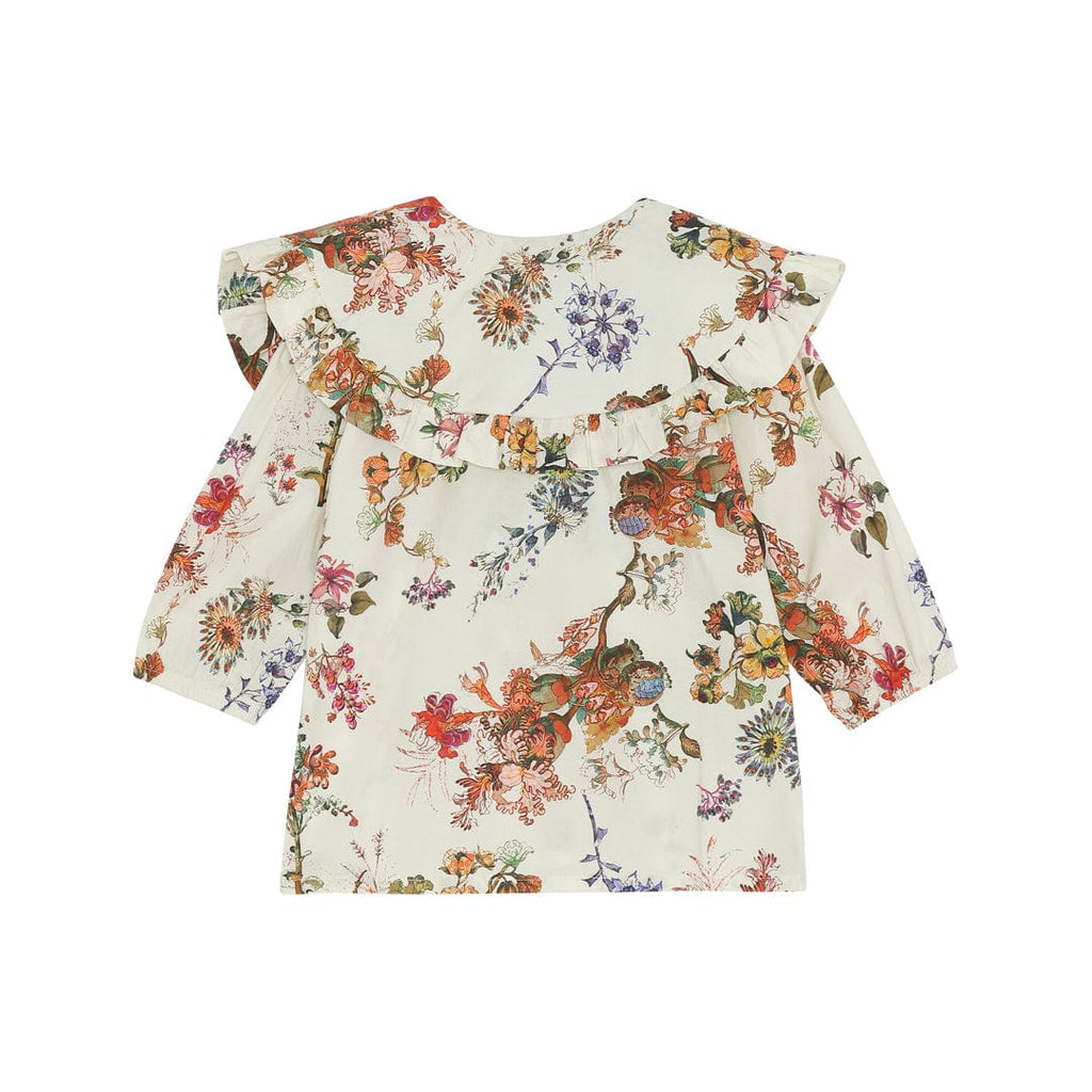 Christina Rohde Shirt Jellybeanzkids Christina Rohde Ivory Floral Top