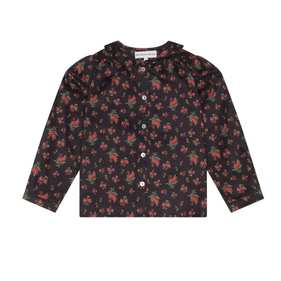 Christina Rohde Shirt Jellybeanzkids Christna Rhode Black Floral Shirt