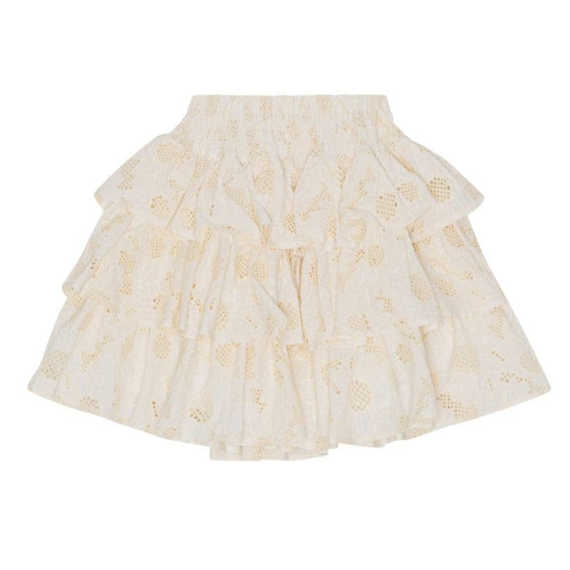 Christina Rohde Skirt Jellybeanzkids Christina Rohde Ivory Eyelet Tiered Skirt