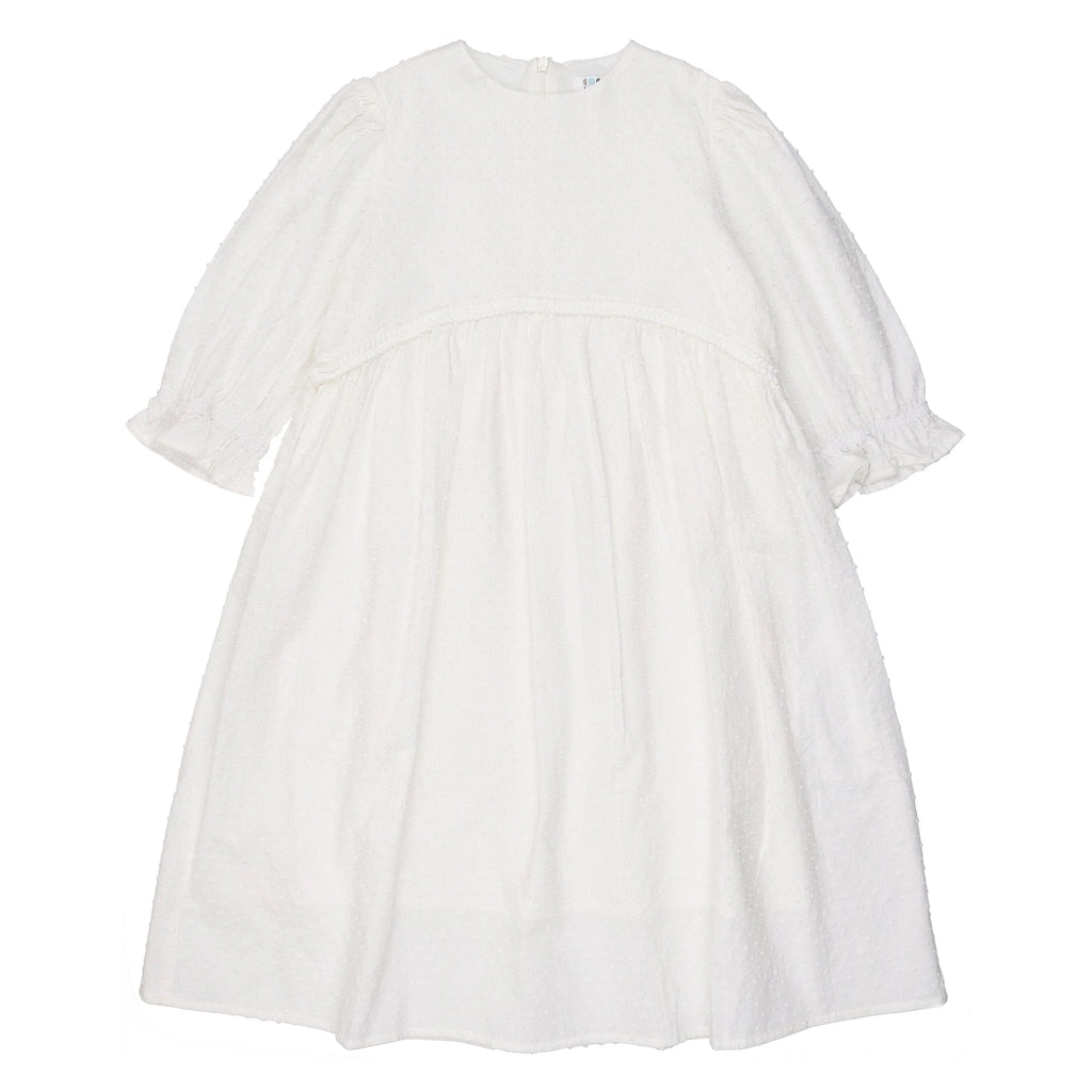Coco Blanc Dress Jellybeanzkids Coco Blanc Dotted Dress